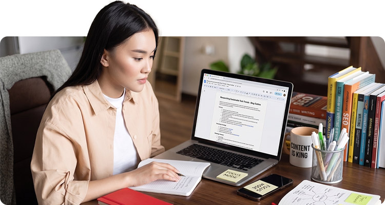 Write content and do research