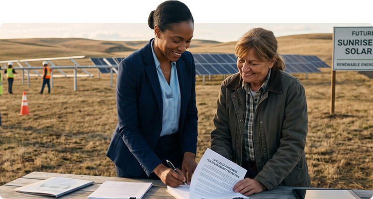 When Guaranteed Income Replaces Yield Risk in Solar Land Leasing